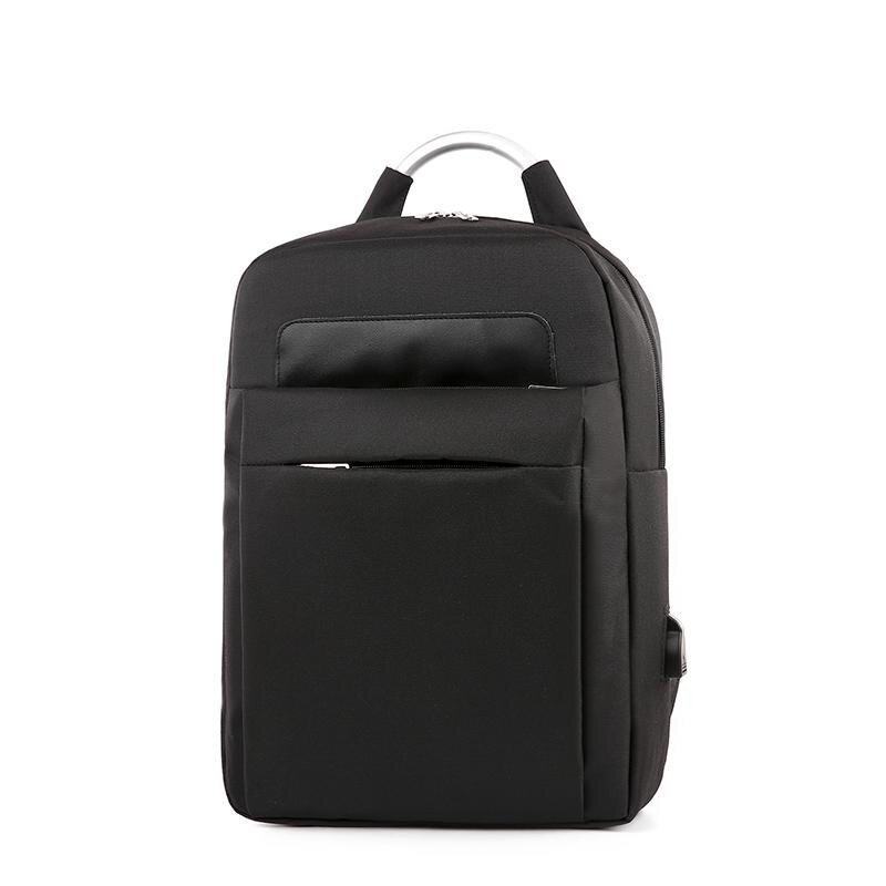 Backpack Men School Backpack Outdoor MultiFunction Shoulder Bag Computer Male Business Travel Bagpack School Bags: Black