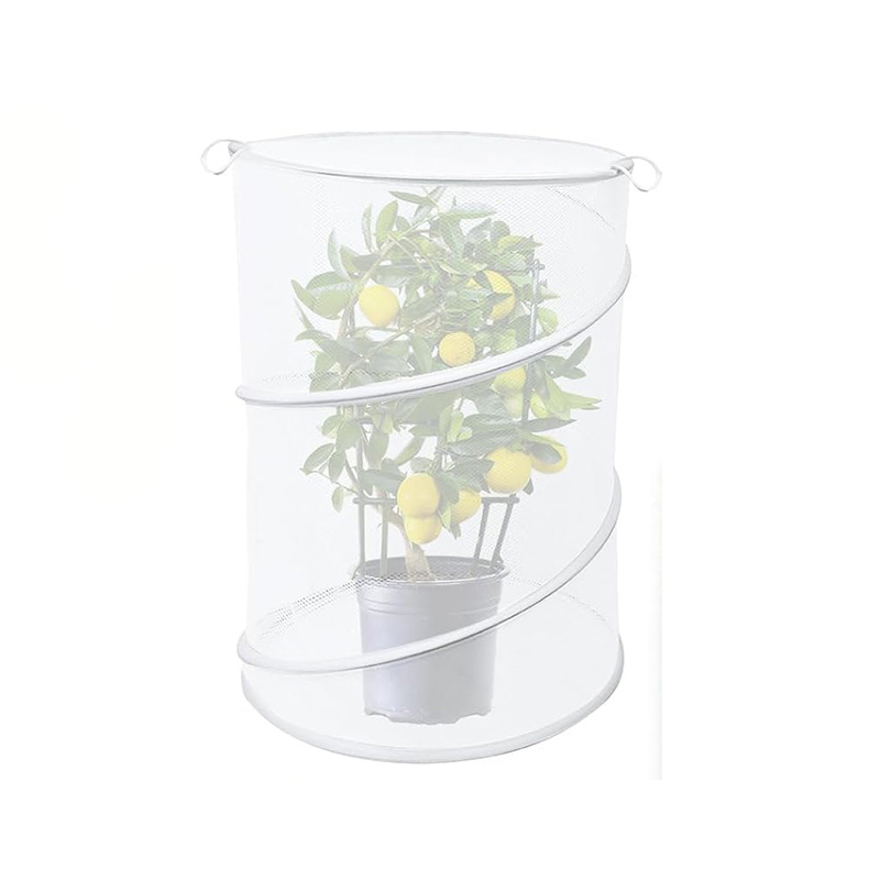Garden Mesh Plant Enclosure Cover Pop-up Garden Cover Pests Protection Guard for Fruit, Vegetables, Flowers and Herbs: L / Brown