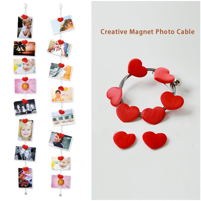 1,5 M Magnetische Einhorn Magneten Foto Rahmen Zimmer Zauberstab Kunst Foto Anzeige Bild Halfter Seil Horizontale/Vertikale Hängende Dekoration: Marine Blau