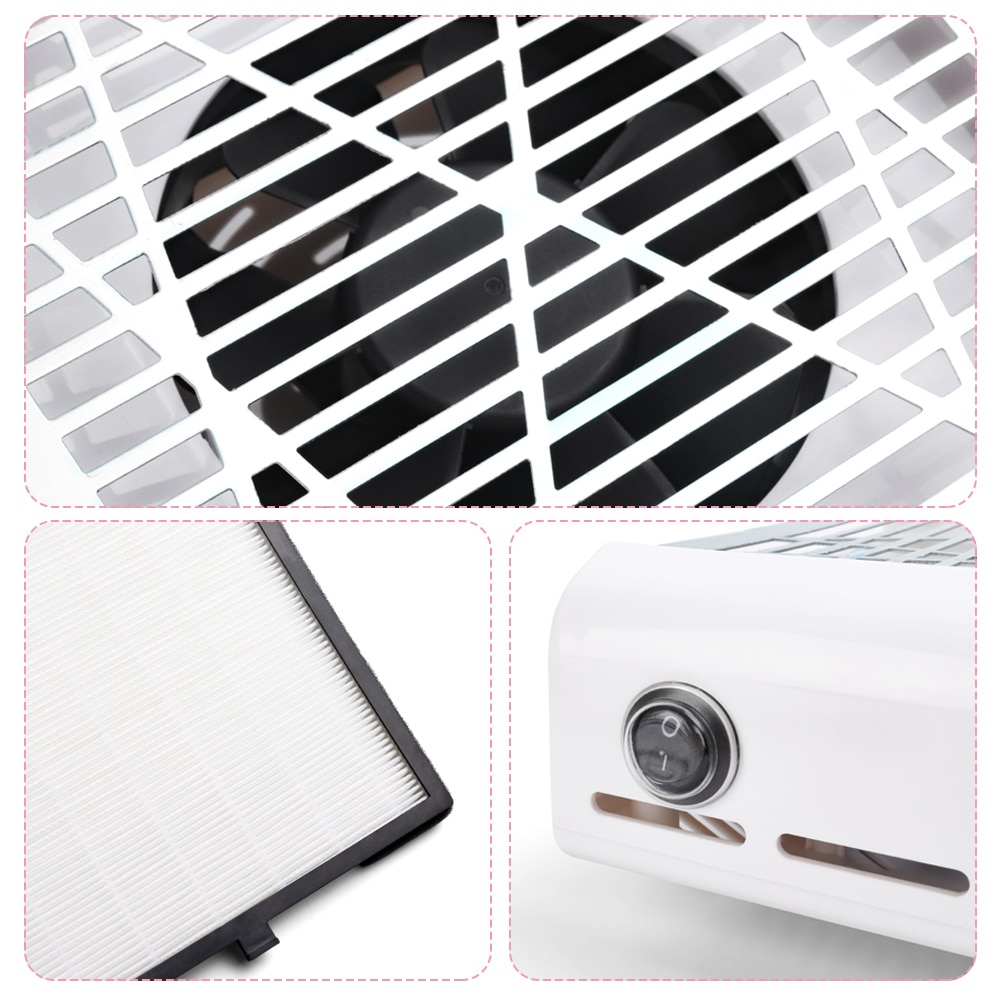 40W Sterke Power Nail Dust Collector Nail Fan Art Salon Zuig Dust Collector Machine Stofzuiger Fan