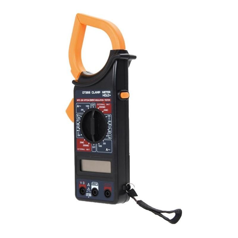 Digital Voltmeter Ammeter Yellow Clamp Multimeter DC Meter Voltage Tester