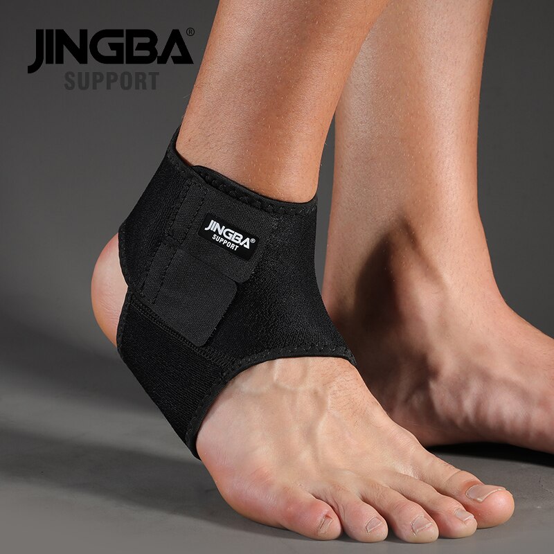 JINGBA SUPPORT 1PCS 3D Neoprene Adjustable Protective Ankle Support Protector Football Basketball Ankle Support Brace tobillera: Default Title