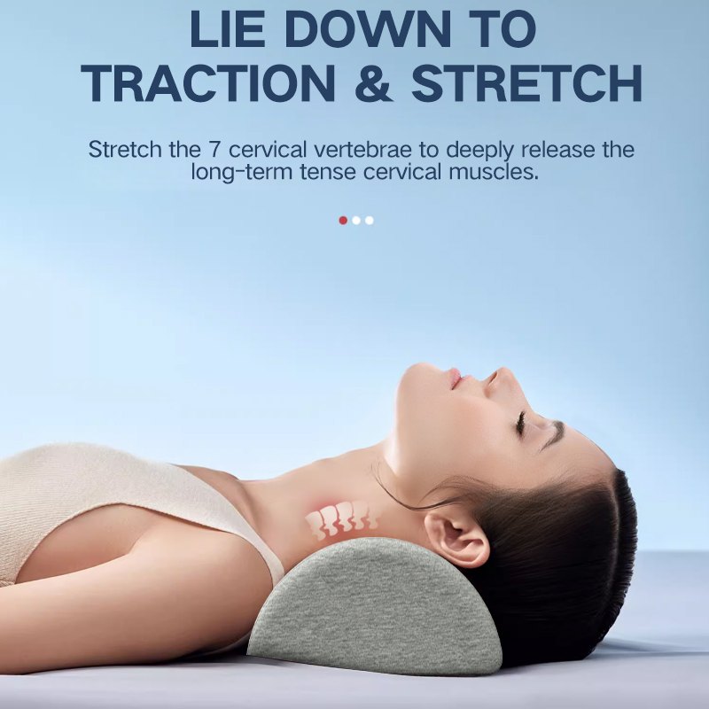 Komfortpute for ben, rygg og hode, trekk i bomull med minneskum, korsryggstøttepute for semi-rullpute