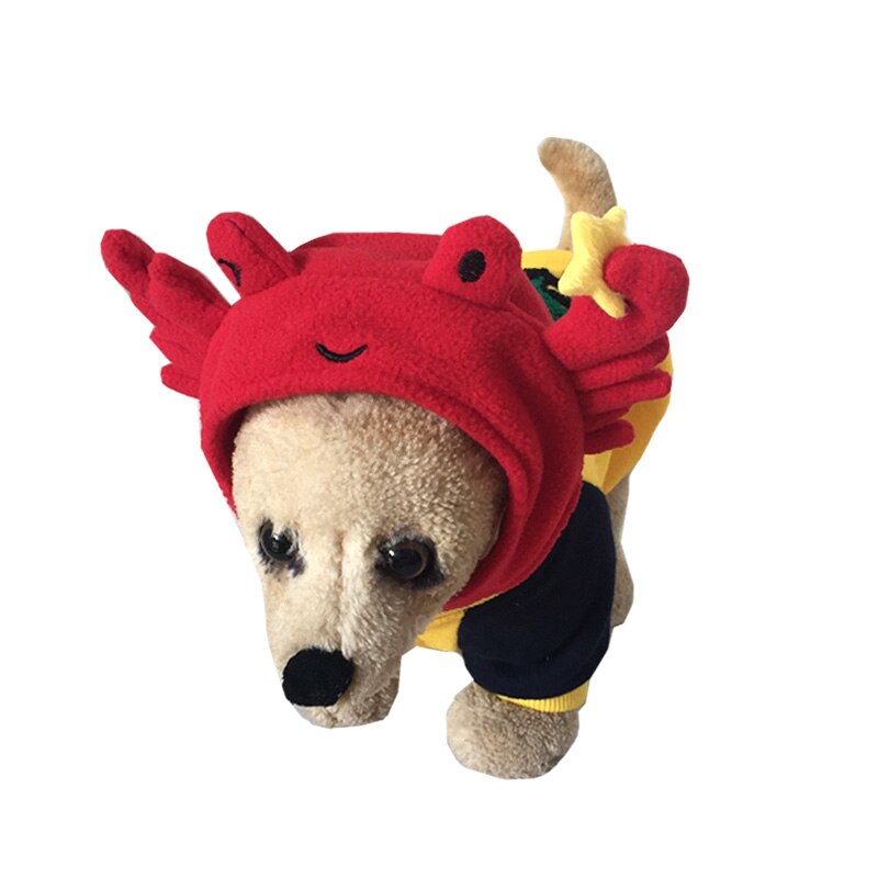 Hond Halloween Kostuum Cap Mooie Hoed Voor Puppy Teddy Rode Krab Hond Kat Grooming Accessoires Apparels