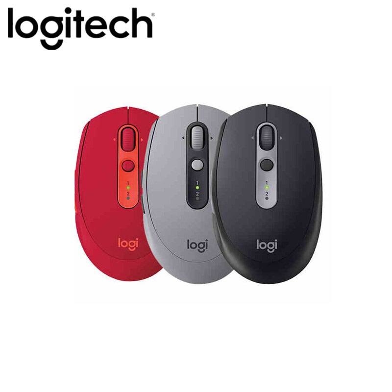 Souris sans fil d'origine Logitech M590, fédérateur Bluetooth double ordinateur portable flux souris sans fil Mouse2.4g