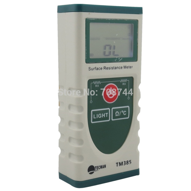 TM385 Digital Surface Resistance Tester Anti-Static Tester Electrostatic Measurement Temperature