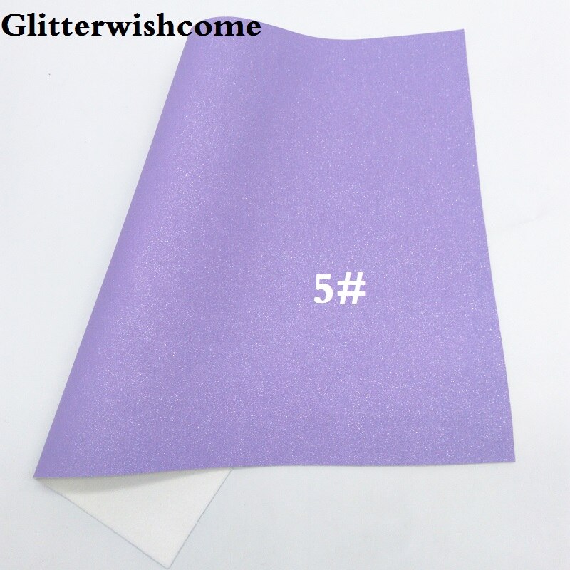 Glitterwishcome 30 x 134cm mini rulle vinyl til sløjfer ruskind glitter læder fabirc imiteret læder lagner til sløjfer , gm209: 5