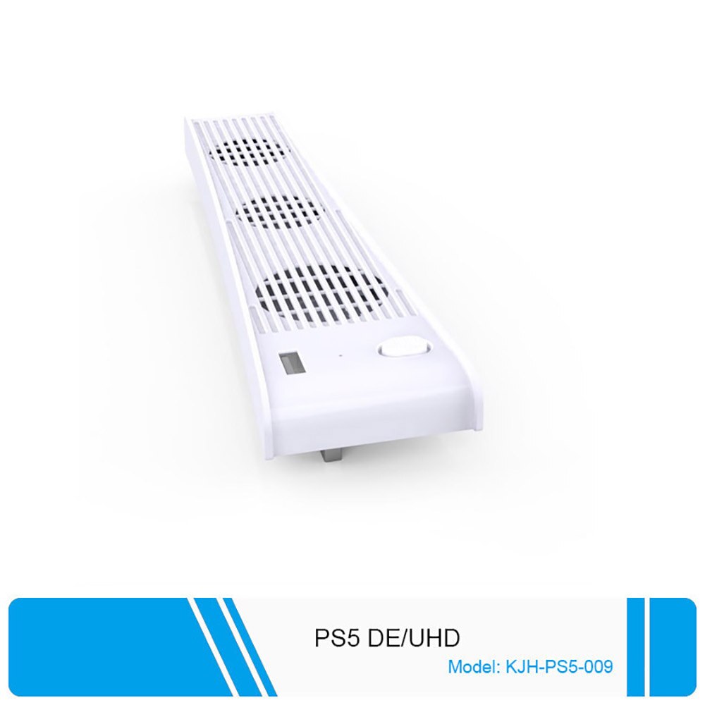 Voor PS5 Usb Externe Host Koeling 3-Fan Verticale Stand Digitale Temperatuur Digitale Editie Optische Drive Versie Ultra Hd