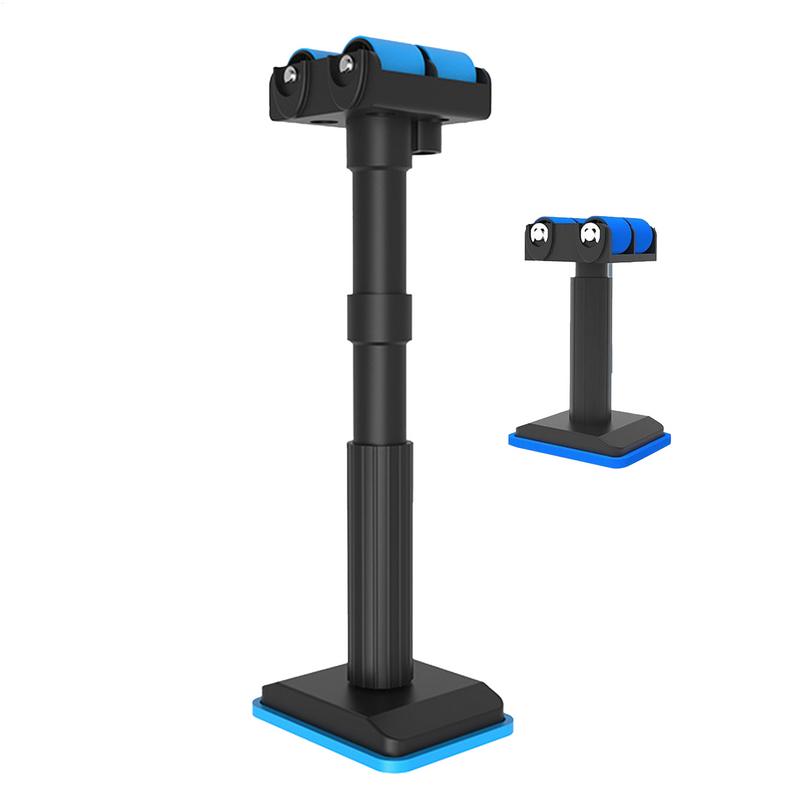 Badeværelsesskabsdør monteringsstøtte 19-44cm højdejusterbar remskive skabsstøttestang træbearbejdningsmonteringsstøtte