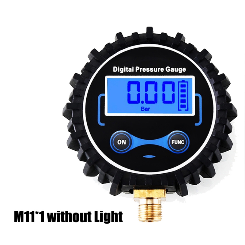 Lcd digital dæktryksmåler bil auto motorcykel dæk luft psi meter 1/8 " npt ester til bil lastbil motorcykel: -en