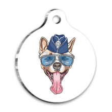 Bracelet rond pour chien Akita, américain