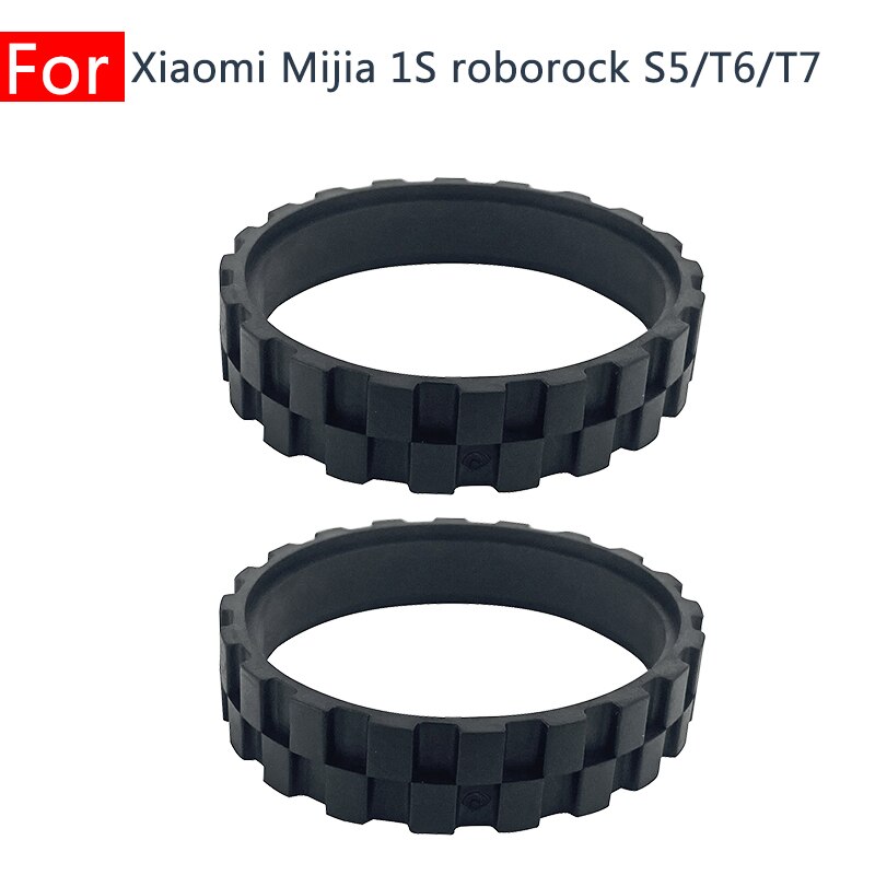 For Xiaomi Mijia 1S Or Roborock S5 T6 T7 Spare Parts Smart Home Appliance Tire Skin Kit Robot Vacuum Cleaner Accessories Xiomi