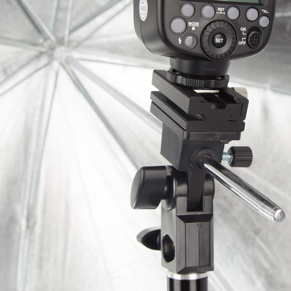 Godox B Type Universal Flash Shoe Speedlite Umbrella Holder Light Stand Bracket