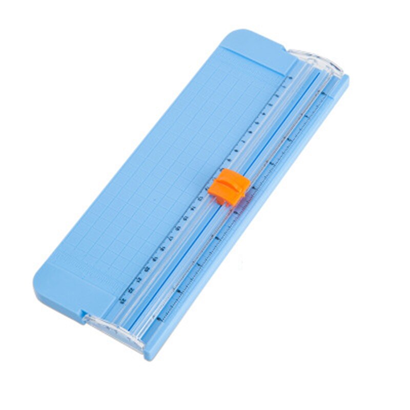 A3A4 Paper Cutter Precision Sliding Paper Cutter Photo Card Craft Cutting Pad Ruler Guillotine PUO88: Blue