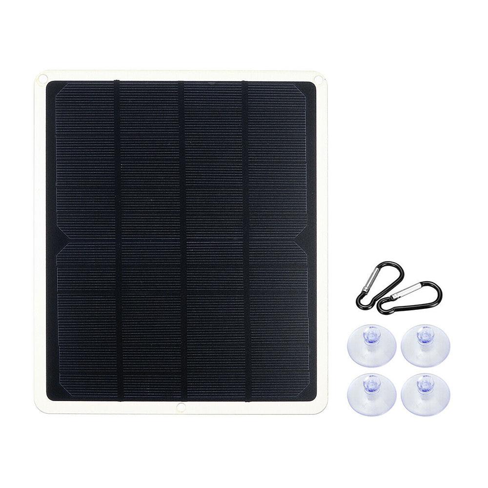 Energi usb solcelle bil batteri frakt 18v 8w +10/30/50/100a solcellepanel batteri fleksibelt solcellepanel