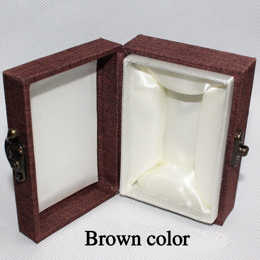 Chinese Stijl Seal Doos Schilderij Kalligrafie Stempel Verpakking Geschenkdoos Seal Cuting Art Setsignet: Brown color