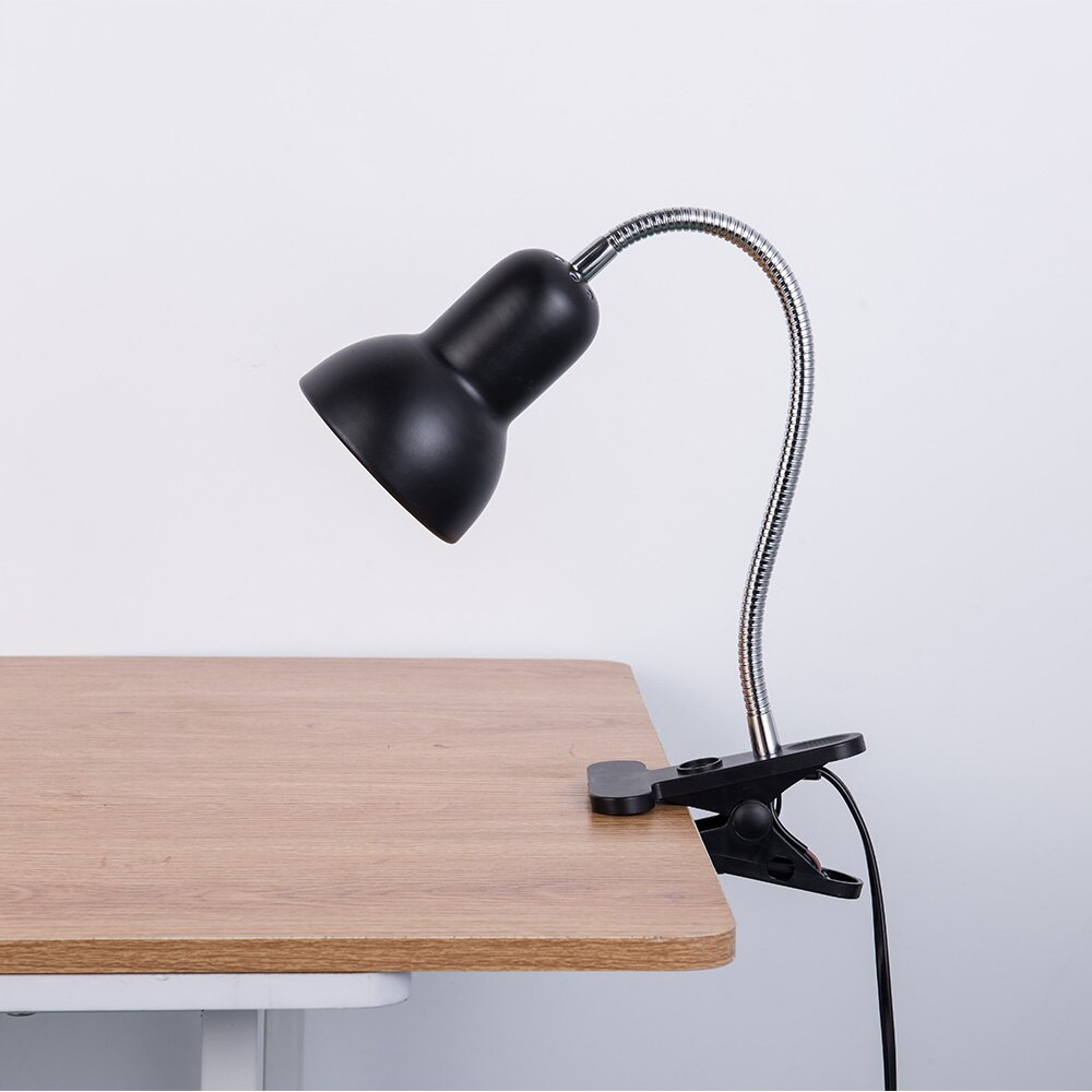 360 Graden led bureaulamp Twisted Flexibele led Tafellamp met Clip Bed leesboek Licht LED bureaulamp Zwart witte behuizing