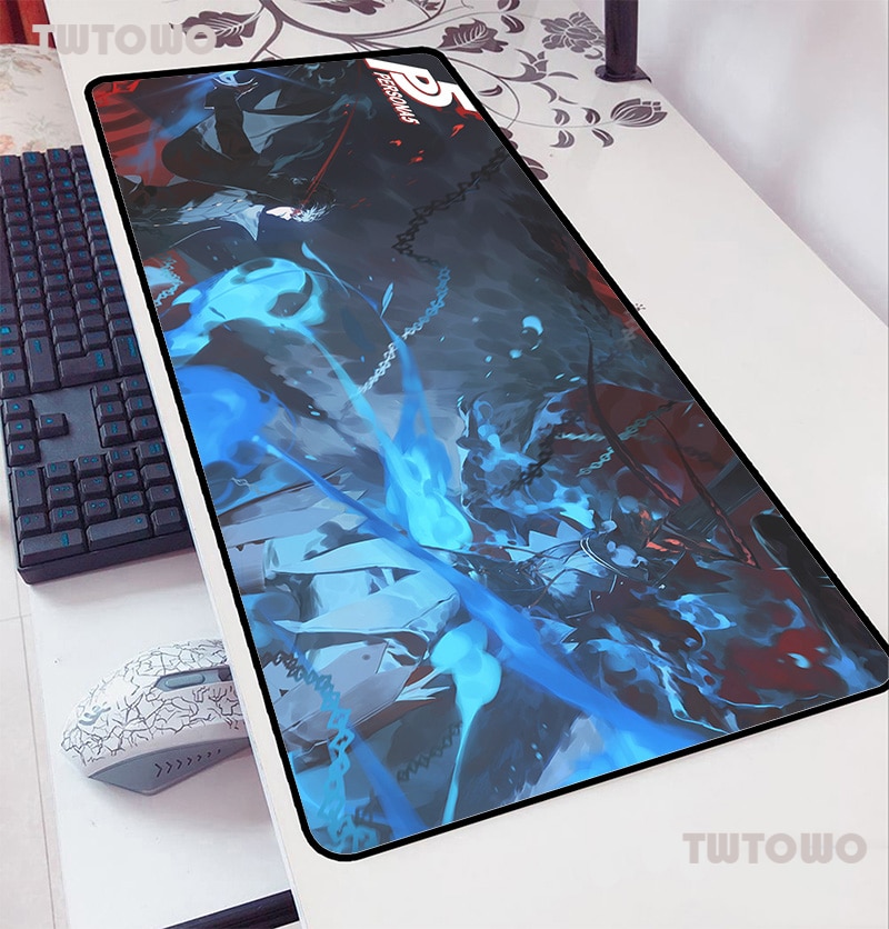 Alfombrilla para ratón de Persona 5, 900x400x2mm, alfombrilla de ratón de ordenador para Gamer,: 5 / Size 600x300x2 mm