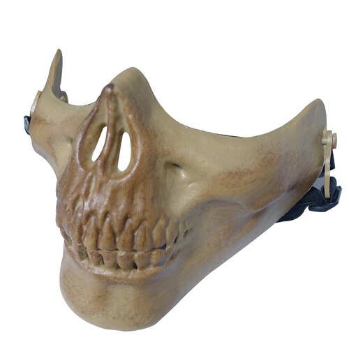 Emiraten M03 skelet Half Gezicht Maskers Schedel Skelet Masker Voor Halloween Dansen Rekwisieten Levert: Skeletons color