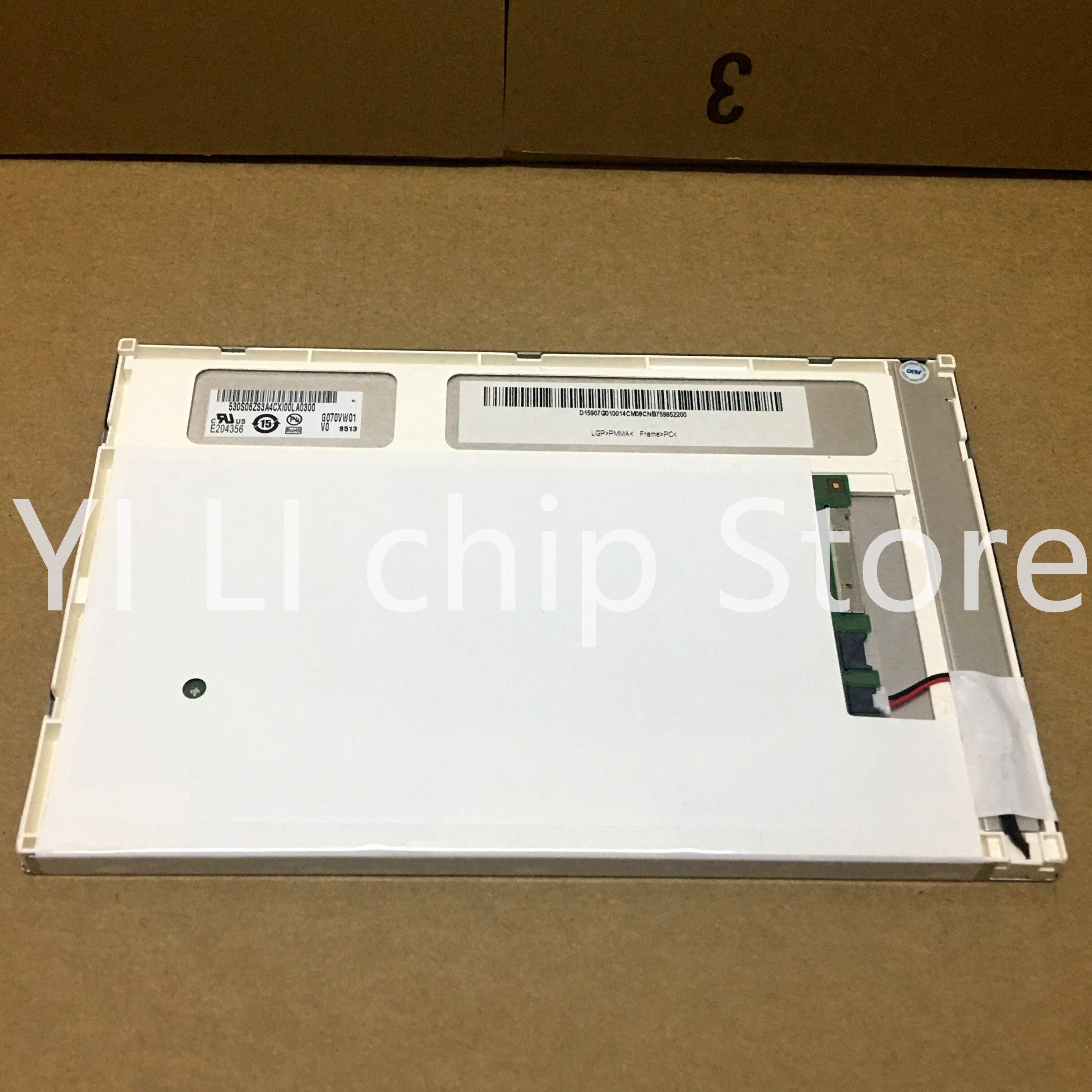 100% original test LCD SCREEN G070VW01 V.1 G070VW01 V.0 7 inch