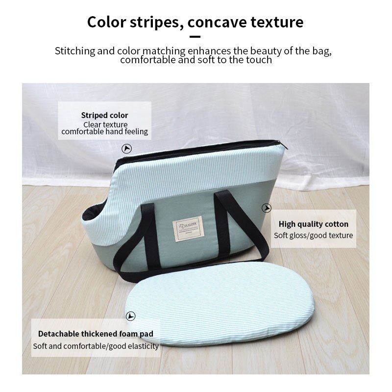 Pochette de transport pour petits chats et chiens, sac à main de voyage en plein air confortable et Simple, sac à la pour animaux de compagnie, sac de transport de marchandises pour chiots