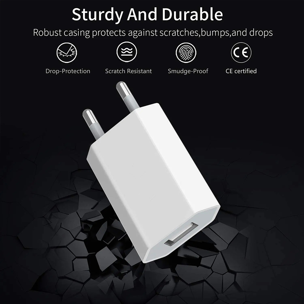 2-5 stuks 5v 1a eu ac thuis- en reis-usb-wandlader voor iphone 6 7 8 plus x  xr 11 12 13 14