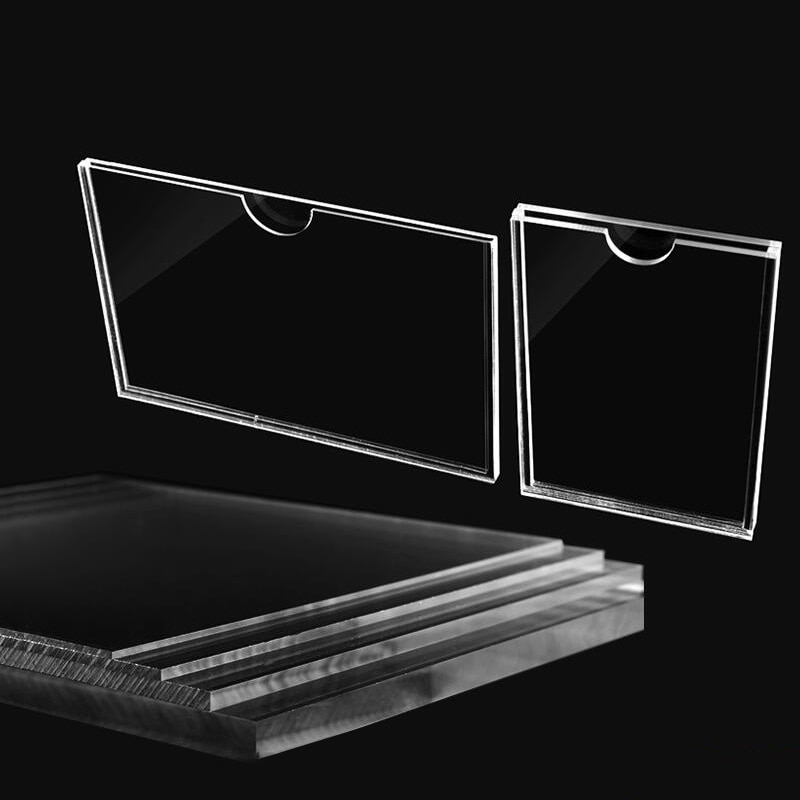 6 Sizes Clear Photo Frame Acrylic Frame Display Card Postcard Holder Rectangle Picture Frame DIY Artistic Photo Poster Frames