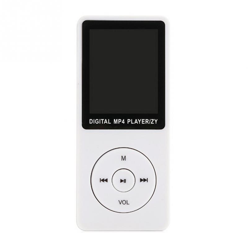 1.8inch MP3 HIFI Music Player Portable Movie Media Digital Ebook With FM Radio USB 2.0 Interface: White