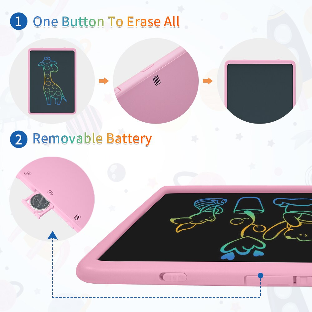 Enotepad 11 Inch LCD Writing Tablet Non-toxic Doodle Pad Reuse intelligent smart business tablet доска для рисования