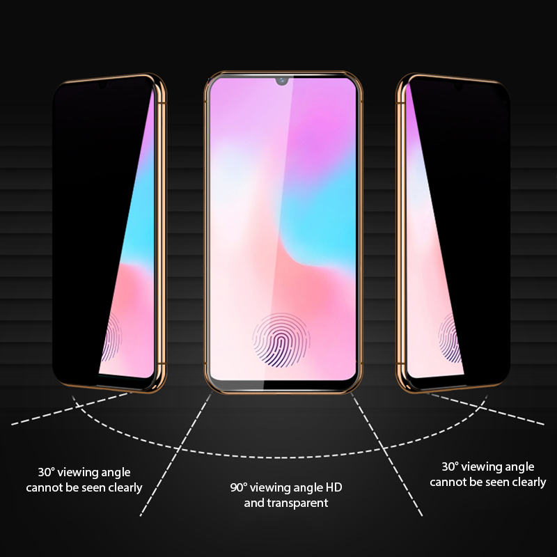 Protecteur d'écran de confidentialité Anti-espion, pour Motorola Moto G7 G8 G8 Power G9 Plus G9 Play Moto One Fusion Plus One, verre hyper trempé