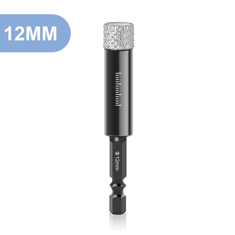 Diamant beschichtete Sechs kant bohrer für Marmor glaskeramik, Lochsäge-Trocken bohrer Diamant kern bohrer, Keramik fliesen bohrer: Grün