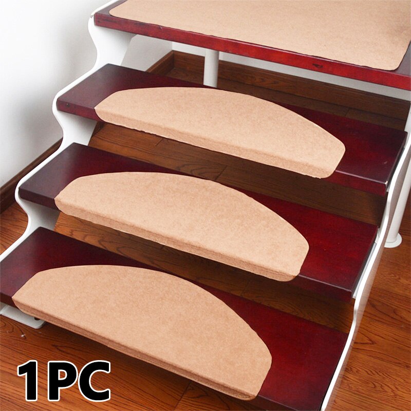 55X21CM Stair Mats Pads Non-Slip Self-Adhesive Carpet Stair Tread Mat Home Reusable Durable Stairway Cover Pads Household Decor: 05 / 55x21cm