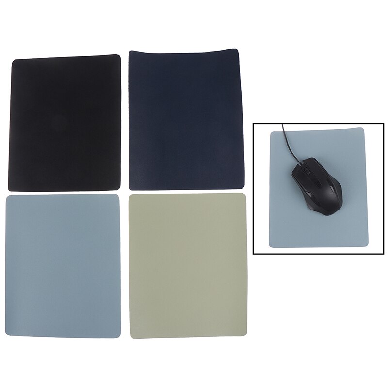Anti-slip Mouse Pad Leather Gaming Mice Mat Desk Cushion Universal Comfortable For Home Office Laptop PC