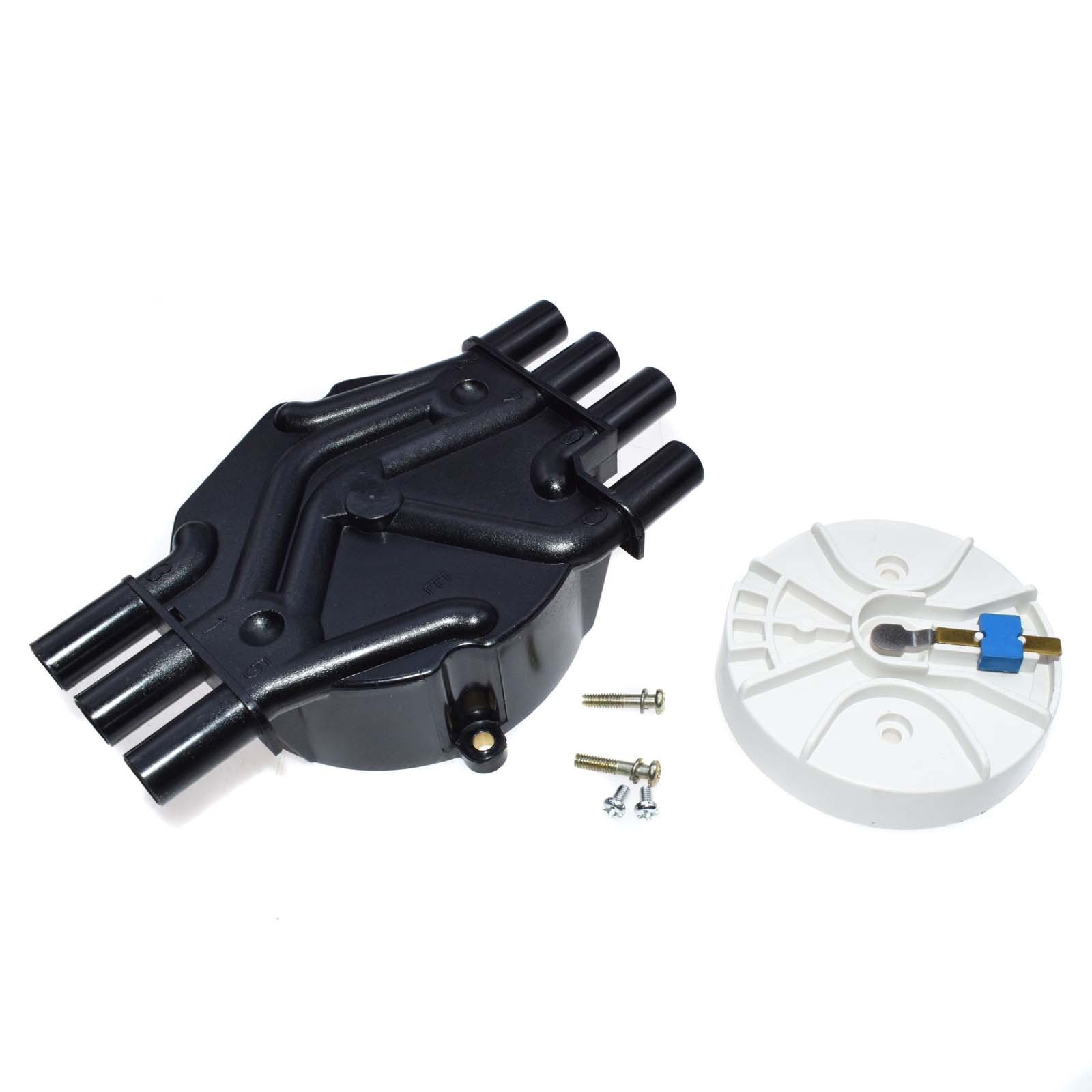 WOLFIGO Neue Zündverteiler Kappe &Ampere; Rotor Bausatz Für Cadillac Chevrolet GMC Oldsmobile V6 4.3L 10452458 10452457 DC20010 DR474
