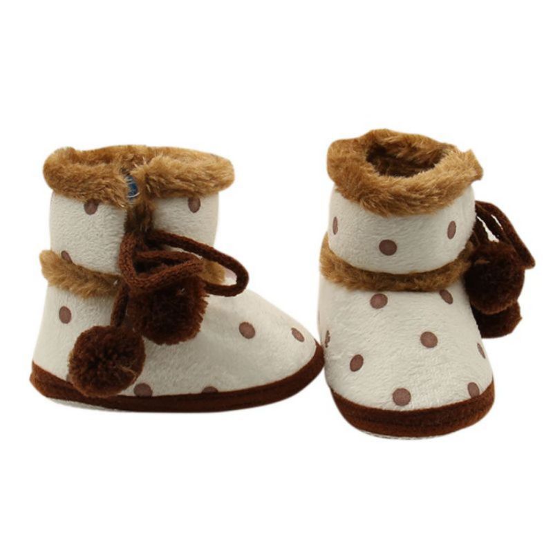 Mocassins pour bébés filles et garçons | Bottes chaudes de pour bébés, antidérapantes, bottes d'hiver à fond souple