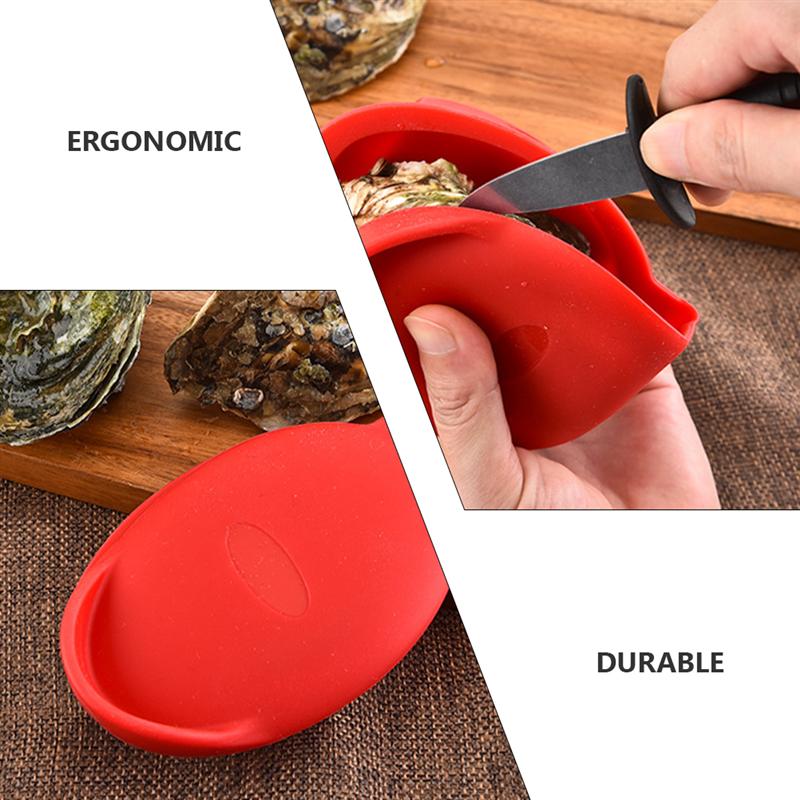 1Pc Oyster Shucking Hand Clip Oyster Shucker Shellfish Opener Tool Kitchen Tool Hand Guard Opening Tool