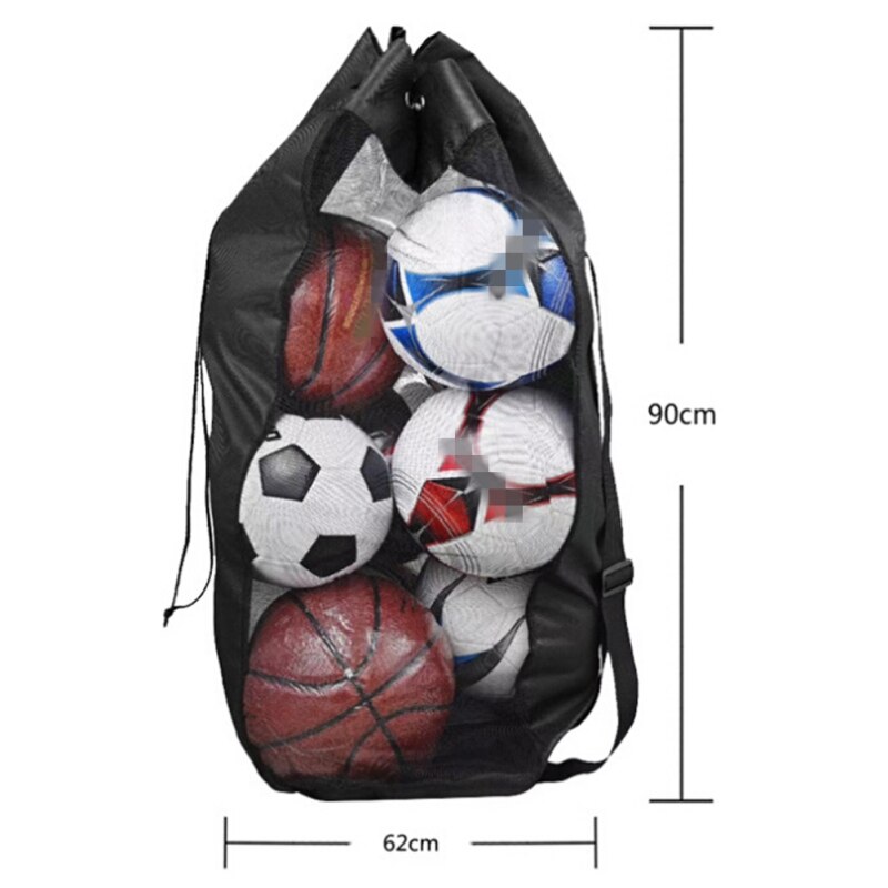 Aolikes Sports Bag - Large Capacity - Outdoor Ball Net Backpack - Multi-Function Storage