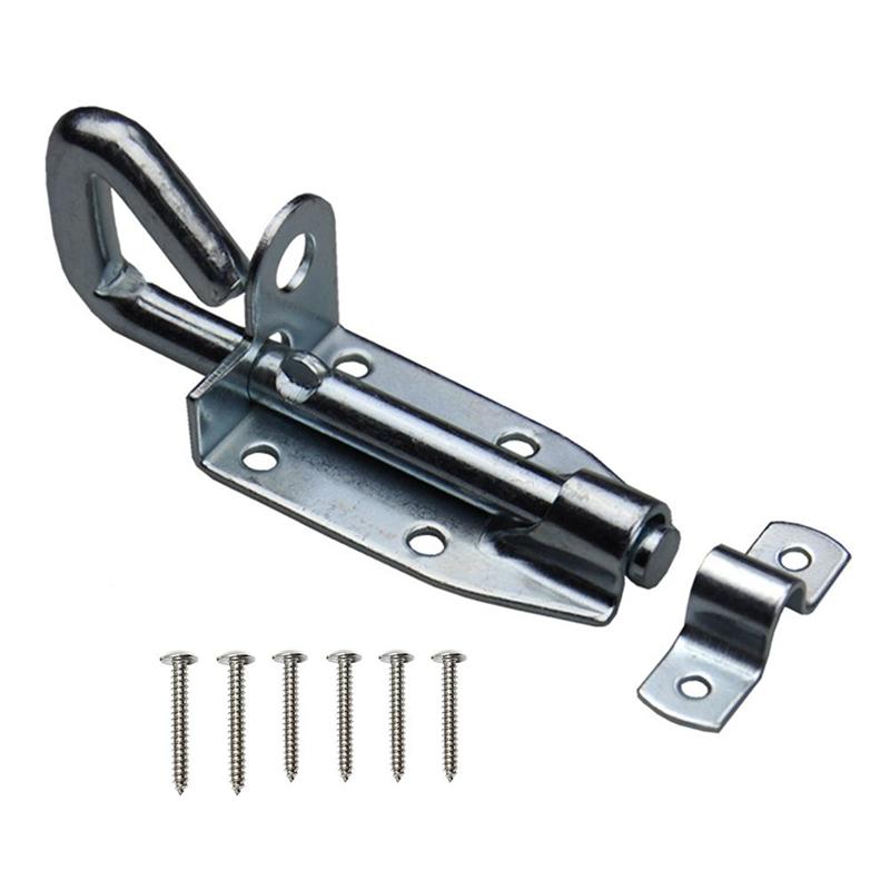2 Sets Barn Door Window Latch Bolts Window Gate Security Latch Lock With Screws Bolt House Door Bathroom Warehouse Door Buckle: 15cm 2pcs / 10cm 1pcs