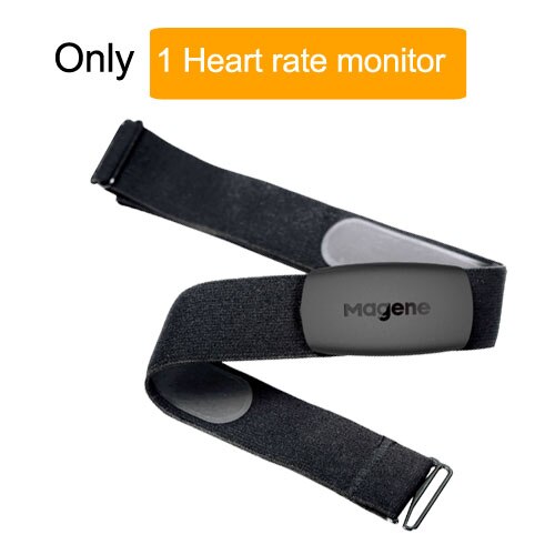 H64 Heart Rate Sensor Dual Mode ANT+ &amp; Bluetooth With Chest Strap Cycling Computer Bike Garmin Wahoo Sports Monitor: C
