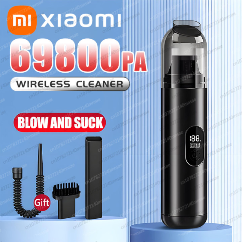 Xiaomi carro aspirador de pó portátil 2-em-1 portátil sem fio aspirador de pó portátil casa carro dupla utilização aspirador de pó novo