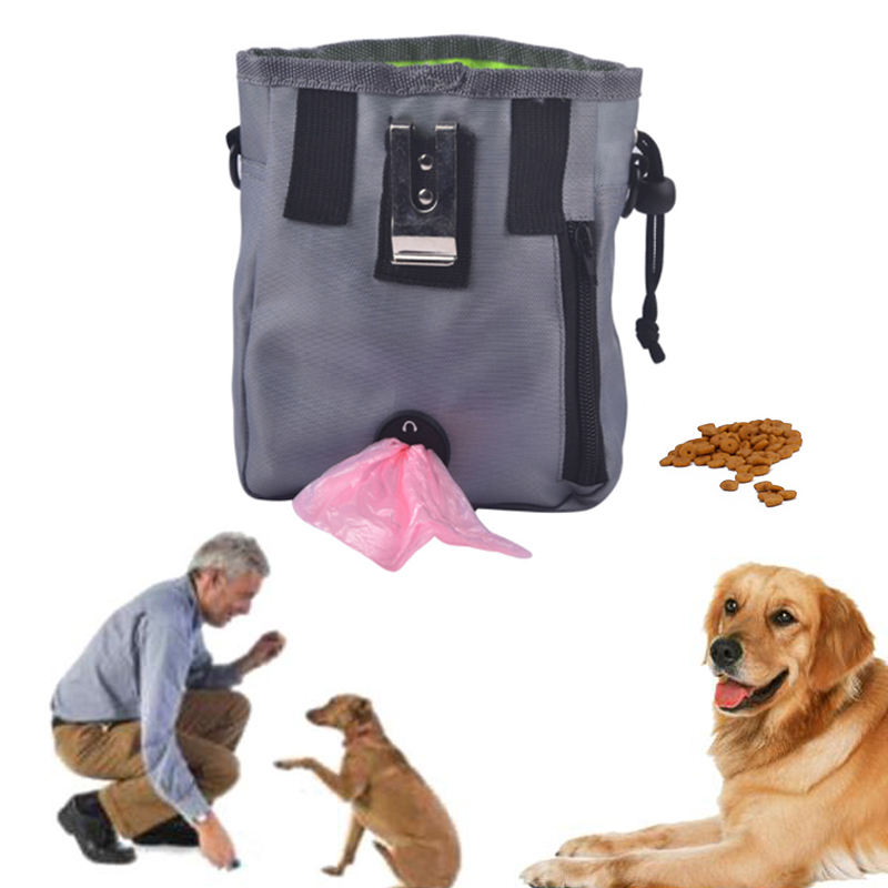 Nueva bolsa de entrenamiento para perro mascota, bolsa de entrenamiento portátil, cebo, cebo, perros, agilidad, bolsa de almacenamiento para alimentos, bolsas de cintura de recompensa