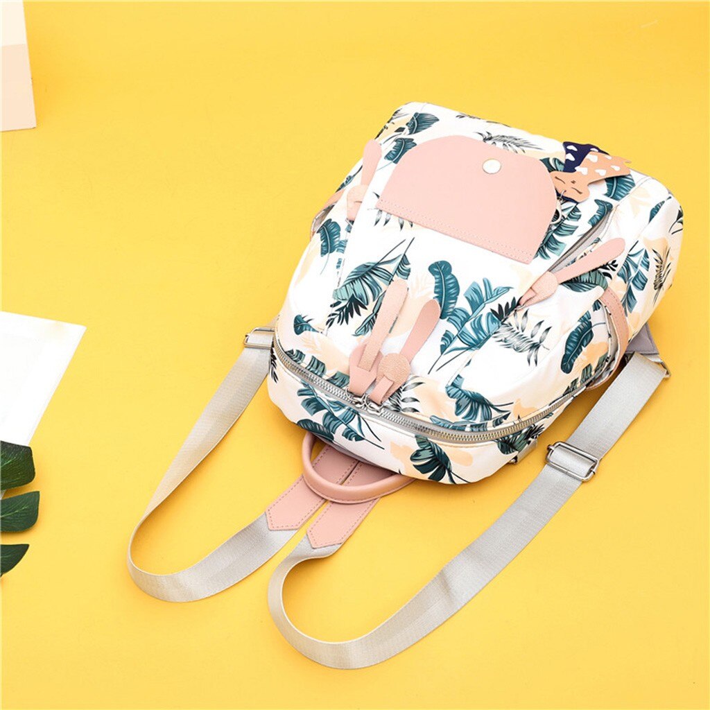 Signore di bellezza Foglie Zaini mochila Graffiti Sacchetto di Scuola Tote Ragazze Zaino Con Cerniera Dello Zaino Semplice Casual Mochila feminina L * 5