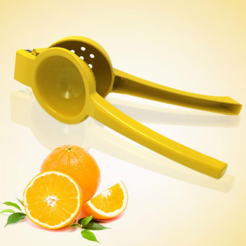 Bærbar sitronappelsin manuell fruktjuicer kjøkkentilbehør verktøy sitrus 100%  rå håndpresset juicemaskin