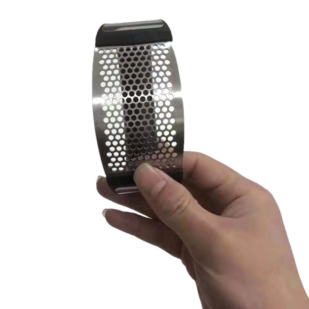 Stainless Steel Garlic Presses Manual Garlic Mincer Chopping Garlic Tools Curve Fruit Vegetable Tools Kitchen Gadgets