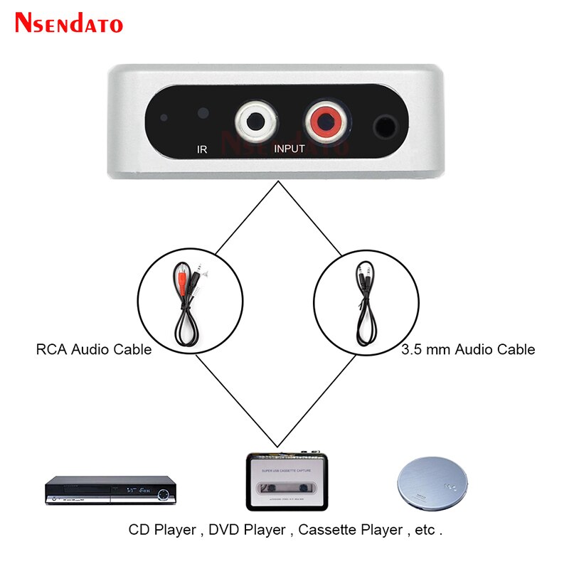 Ezcap 241 Muziek Digitizer Audio Capture Recorder Box Converteren Oude Analoge Muziek Cassette Speler Om MP3 Sd-kaart Usb Flash schijf Bestand