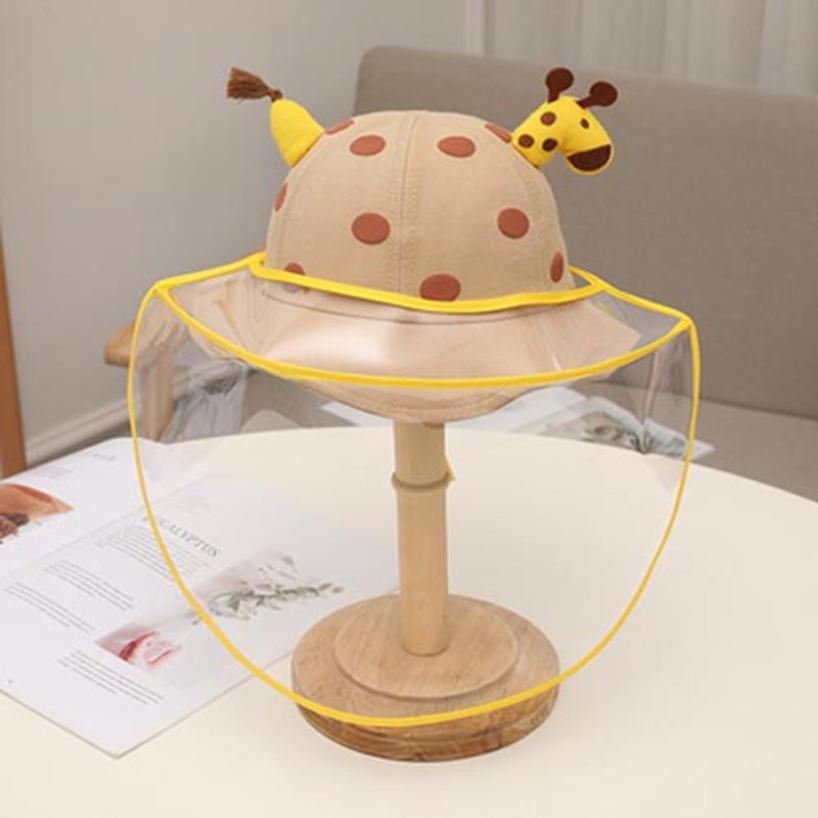 Kinderen anti-spuug beschermkap spatwaterdicht afneembaar gezichtsmasker outdoor hoeden beschermhoes voor kinderen: Tof