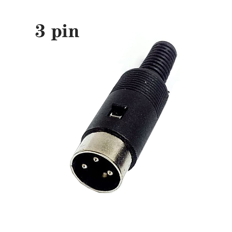 3/4/5/6/7/8 pin DIN man vrouw plug met plastic handvat en vrouwelijke socket behuizing paneelmontage chassis connector solderen