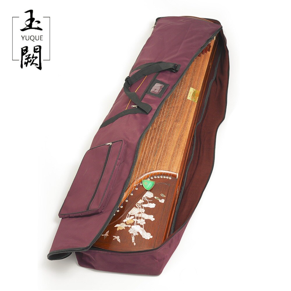 Yuque oxford guzheng beskyttende blød carring taske / bærbar taske cover til guzheng rejsetaske med 1 "tyk polstring