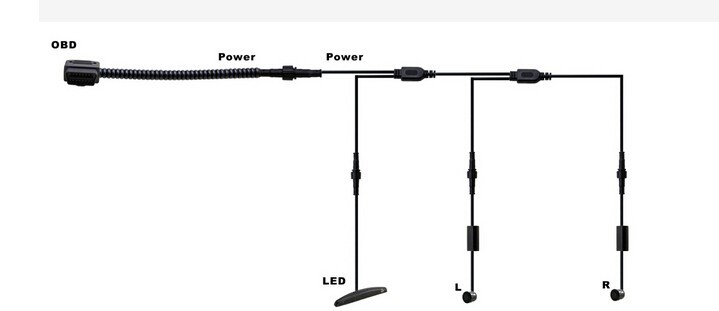 Speed-controlled Front Parking Sensor OBD No control boxSmart Alert digital sensor Triggered automatically speed lower 20km/h