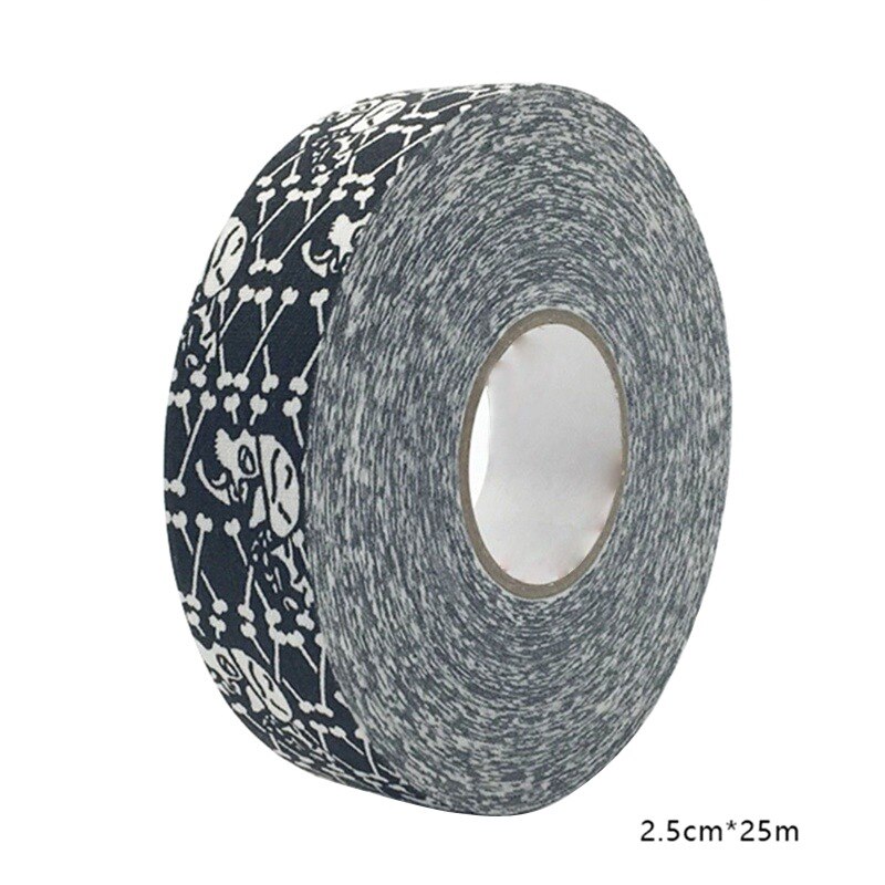 2.5cm x 25m hockey tape sport sikkerhed fodbold volleyball basketball knæpuder anti-slip hockey stick tape albue golf tape: B1